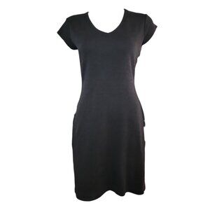 Horny Toad Dress Womens Size S Small‎ Solid Gray Flexcel Stretch Active Tencel